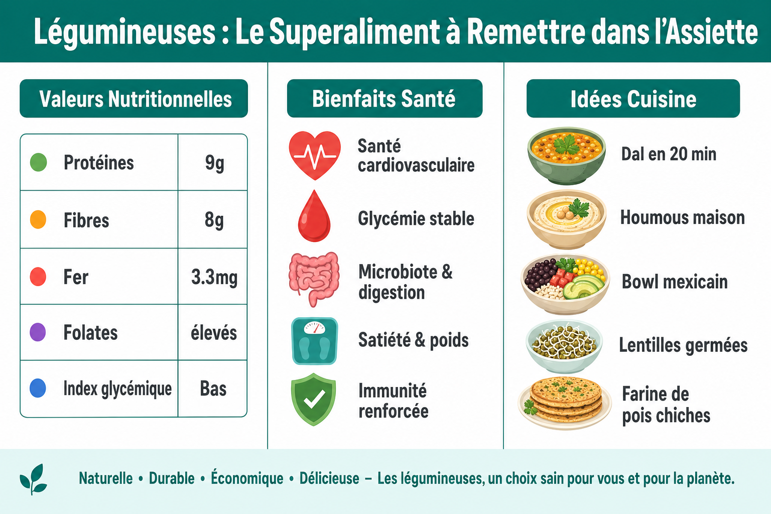 Légumineuses : le superaliment méconnu à remettre au centre de l&rsquo;assiette