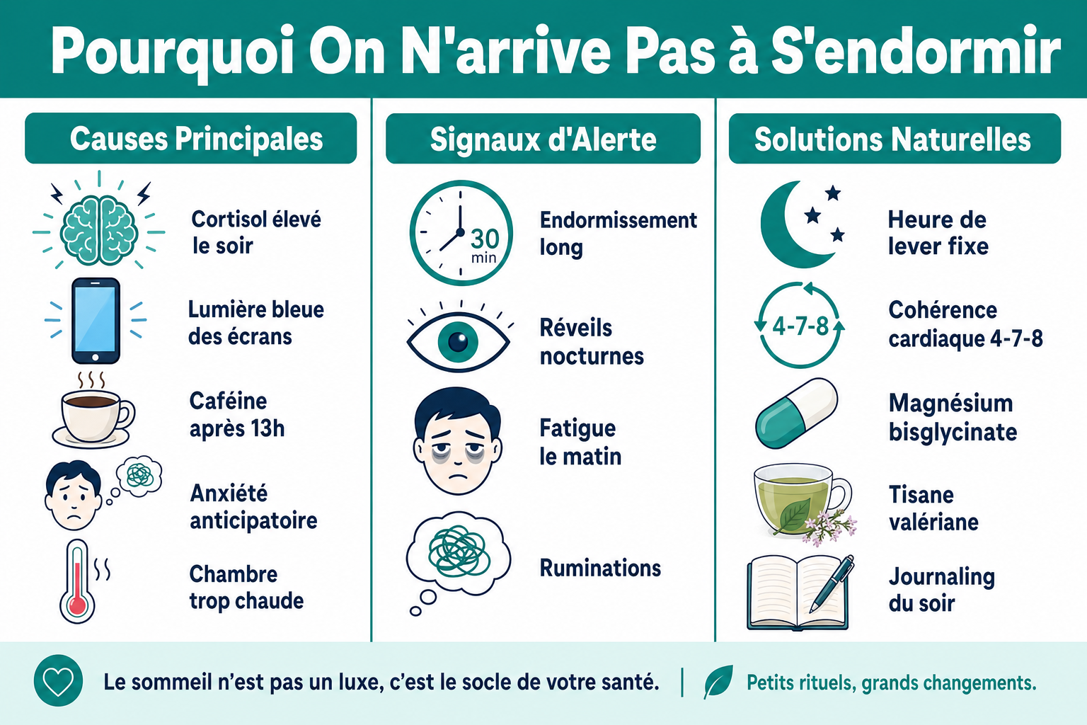 Pourquoi vous n&rsquo;arrivez pas à vous endormir malgré la fatigue
