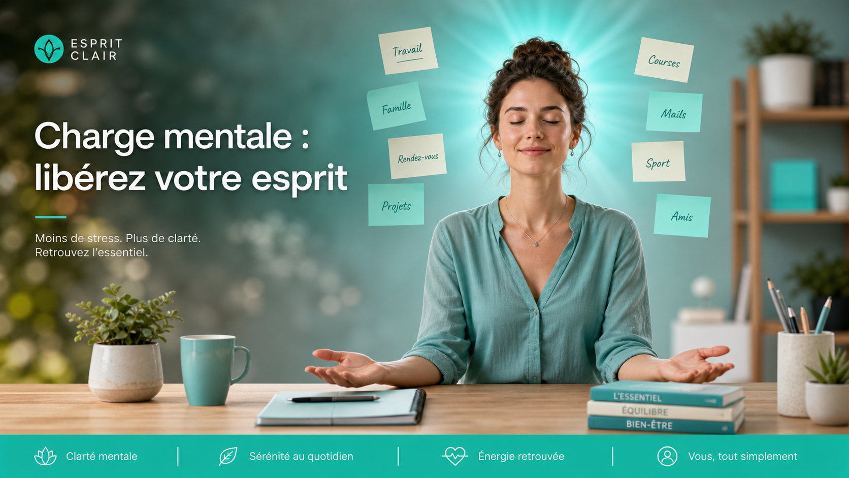 Charge mentale : 10 stratégies concrètes pour alléger votre journée sans tout bouleverser