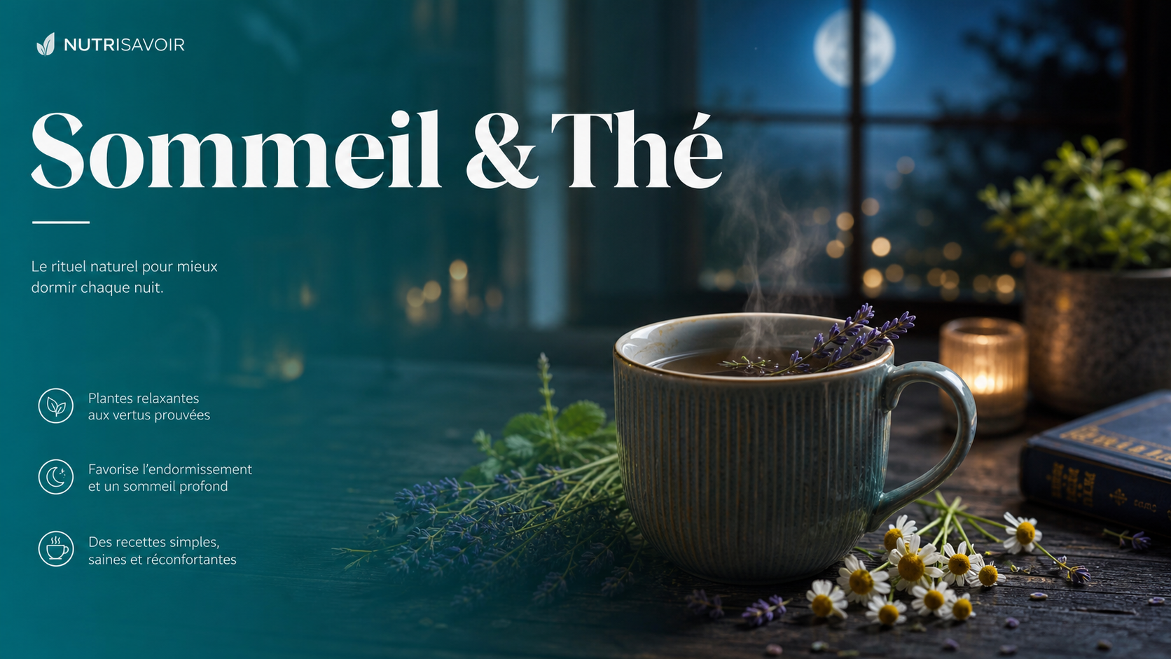 Sommeil et thé : quelles boissons garder le soir (et lesquelles éviter)
