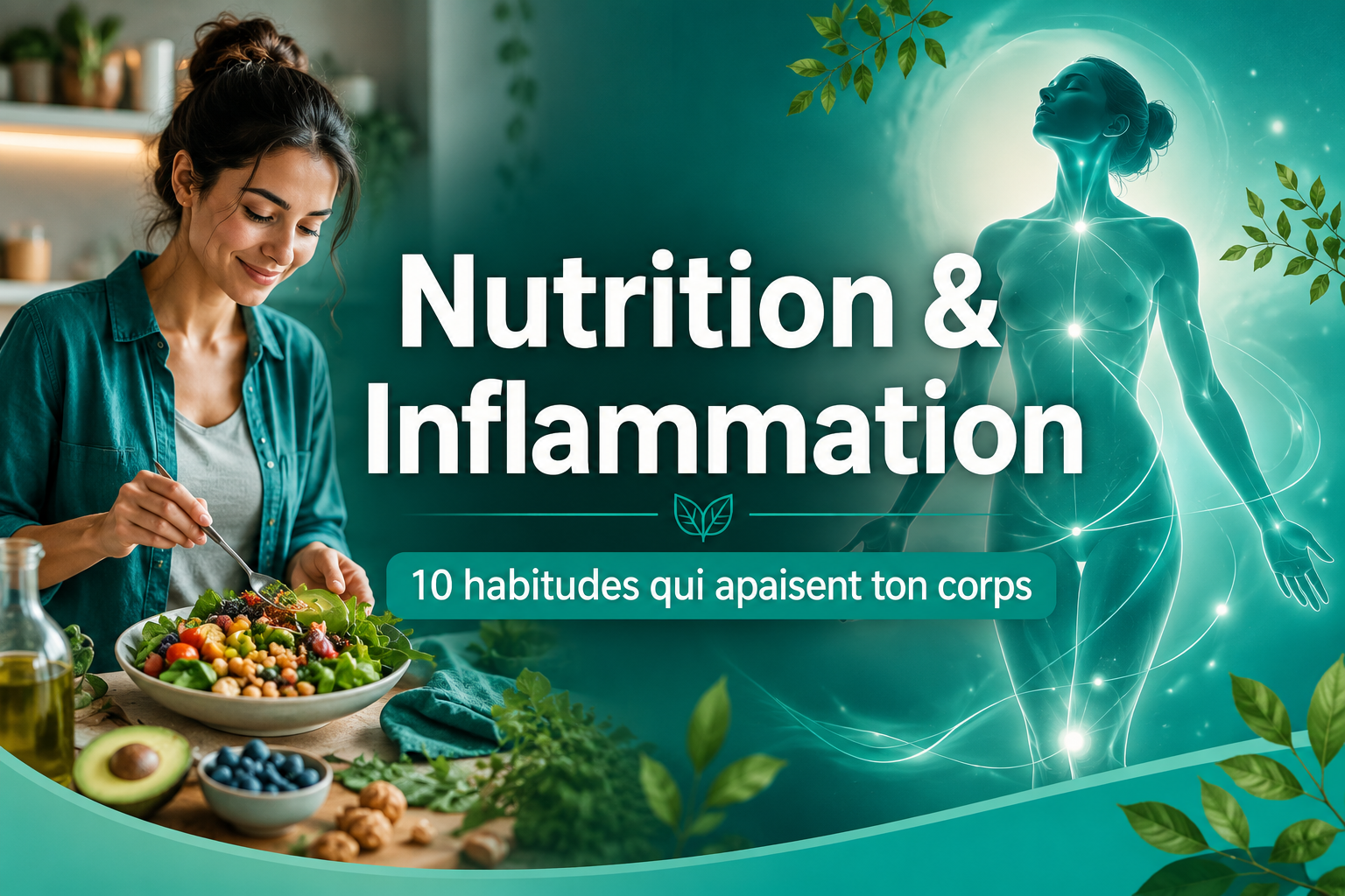 Nutrition et inflammation : 10 habitudes alimentaires qui apaisent ton corps