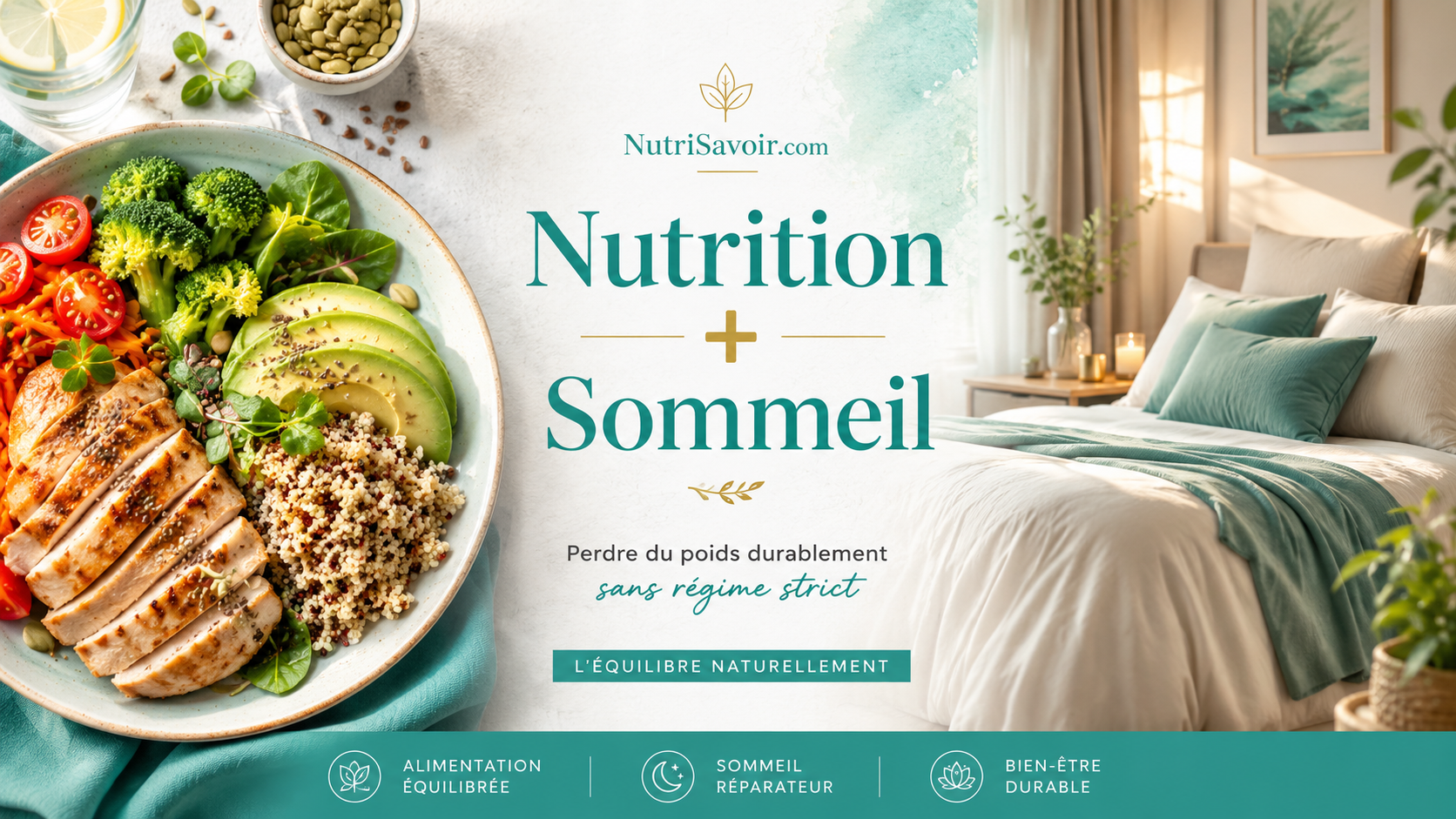 Perdre du poids sans régime strict : la méthode nutrition + sommeil expliquée pas à pas
